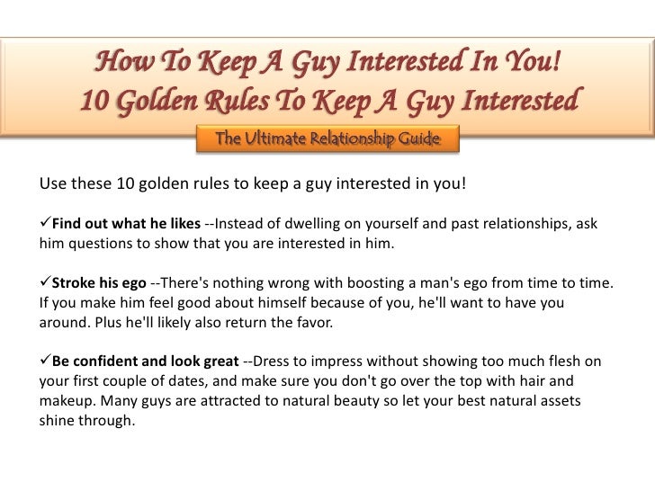 How To Make A Gink Interested In You How To Make A Guy Interested In You